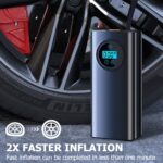 ⁦‎منفاخ هواء ذكي محمول مزوّد بقياس ضغط دقيق⁩ - الصورة ⁦10⁩