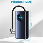 ⁦‎منفاخ هواء ذكي محمول مزوّد بقياس ضغط دقيق⁩ - الصورة ⁦2⁩