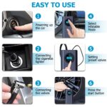 ⁦‎منفاخ هواء ذكي محمول مزوّد بقياس ضغط دقيق⁩ - الصورة ⁦4⁩