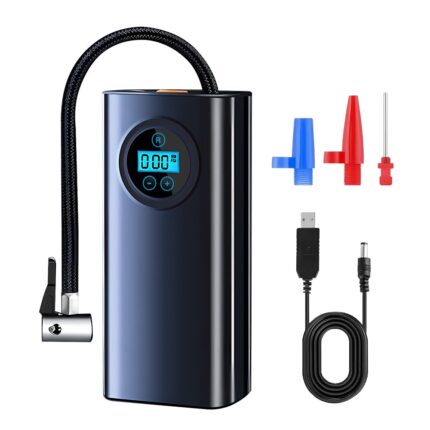 ‎منفاخ هواء ذكي محمول مزوّد بقياس ضغط دقيق