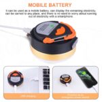 ⁦فوانيس تخييم قابلة للشحن بإضاءة رباعية وميزة بنك طاقة وسادة مجاناً⁩ - الصورة ⁦5⁩