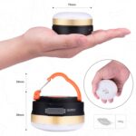 ⁦فوانيس تخييم قابلة للشحن بإضاءة رباعية وميزة بنك طاقة وسادة مجاناً⁩ - الصورة ⁦3⁩