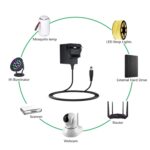 ⁦محول طاقة 12 فولت عالمي مع 7 رؤوس توصيل لأغلب الأجهزة الإلكترونية المنزلية⁩ - الصورة ⁦4⁩