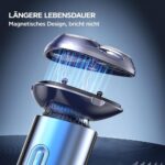 ⁦ماكينة حلاقة ثلاثية الأبعاد للرجال برأس مغناطيسي مقاوم للماء وقفل سفر⁩ - الصورة ⁦7⁩