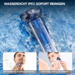 ⁦ماكينة حلاقة ثلاثية الأبعاد للرجال برأس مغناطيسي مقاوم للماء وقفل سفر⁩ - الصورة ⁦4⁩