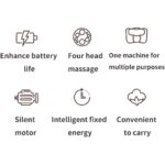 ⁦جهاز تدليك رباعي الرؤوس للاسترخاء وتخفيف آلام العضلات بشدة متعددة⁩ - الصورة ⁦8⁩