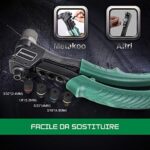 ⁦مسدس تونك أربعة رؤوس قابلة للتبديل مع 40 قطعة برشام⁩ - الصورة ⁦6⁩