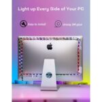 ⁦‎شريط إضاءة LED RGB بطول 10 أمتار مع ريموت متعدد الألوان⁩ - الصورة ⁦4⁩