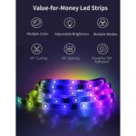 ⁦‎شريط إضاءة LED RGB بطول 10 أمتار مع ريموت متعدد الألوان⁩ - الصورة ⁦8⁩