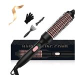 فرشاة UKLISS الحرارية 32 مم لتنعيم وتجعيد وتكثيف الشعر بحرارة ثابتة