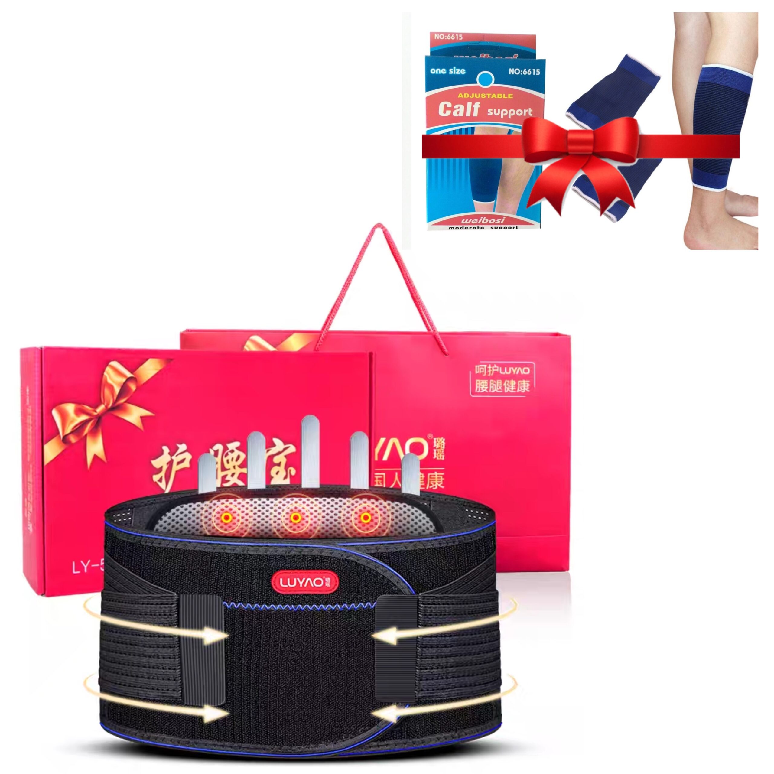 614a945a-38b5-462d-999c-da0da49c227c مشد قطني ذاتي التسخين بدعم قوي وتدفئة تورمالين لتحسين الظهر والدورة الدموية - الصورة 1