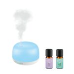 معطر سلفر كرست بالموجات مع عطرين مجانيين وإضاءة LED