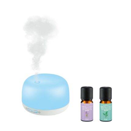 معطر سلفر كرست بالموجات مع عطرين مجانيين وإضاءة LED