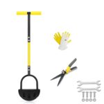 أداة تقليم حواف العشب بنصف قمر مع رأس مسنن ومرفقات