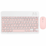 كيبورد وماوس لاسلكي نحيف سهل الحمل يدعم جميع الأجهزة