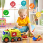 ⁦لعبة شاحنة قمامة للأطفال مع ضوء وصوت وملحقات⁩ - الصورة ⁦2⁩