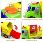 ⁦لعبة شاحنة قمامة للأطفال مع ضوء وصوت وملحقات⁩ - الصورة ⁦6⁩