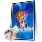 ⁦لوحة ديزني رسم بالأرقام أكريليك 50×40 سم متعة فنية اصنعها بنفسك⁩ - الصورة ⁦2⁩