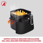 ⁦قلاية هوائية أرديس إلدورادا إيطالية أصلية 6.5 لتر رقمية بقوة 1600 واط⁩ - الصورة ⁦6⁩