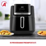 ⁦قلاية هوائية أرديس إلدورادا إيطالية أصلية 6.5 لتر رقمية بقوة 1600 واط⁩ - الصورة ⁦7⁩