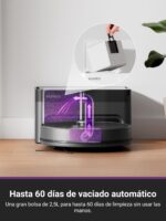 ⁦مكنسة وممسحة روبوتية يوريكا E6 بلس⁩ - الصورة ⁦2⁩