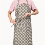 ⁦صدرية طهي LessMo للرجال والنساء بثلاثة جيوب⁩ - الصورة ⁦8⁩