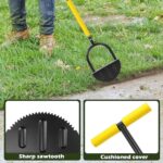 ⁦أداة تقليم حواف العشب بنصف قمر مع رأس مسنن ومرفقات⁩ - الصورة ⁦11⁩