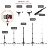 ⁦إضاءة حلقة RGB احترافية 10 بوصات مع حامل ثلاثي وتحكم ذكي⁩ - الصورة ⁦14⁩