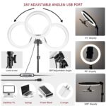 ⁦إضاءة حلقة RGB احترافية 10 بوصات مع حامل ثلاثي وتحكم ذكي⁩ - الصورة ⁦15⁩