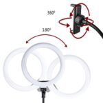 ⁦إضاءة حلقة RGB احترافية 10 بوصات مع حامل ثلاثي وتحكم ذكي⁩ - الصورة ⁦9⁩