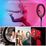⁦إضاءة حلقة RGB احترافية 10 بوصات مع حامل ثلاثي وتحكم ذكي⁩ - الصورة ⁦5⁩