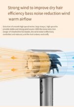 ⁦مجفف شعر احترافي 2000 واط أيونيك بتجفيف سريع و3 أوضاع حرارة⁩ - الصورة ⁦7⁩