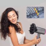 ⁦مجفف شعر احترافي 2000 واط أيونيك بتجفيف سريع و3 أوضاع حرارة⁩ - الصورة ⁦6⁩