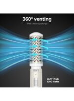 ⁦مجموعة تصفيف 2 في 1 بدوران يمين ويسار مع فرشاة هواء وحرارة⁩ - الصورة ⁦5⁩