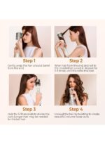 ⁦مجموعة تصفيف 2 في 1 بدوران يمين ويسار مع فرشاة هواء وحرارة⁩ - الصورة ⁦4⁩