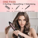 ⁦فرشاة UKLISS الحرارية 32 مم لتنعيم وتجعيد وتكثيف الشعر بحرارة ثابتة⁩ - الصورة ⁦9⁩