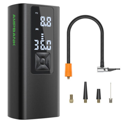 منفاخ إطارات لاسلكي AMPBANK AT003 ببطارية 6000mAh وشاشة