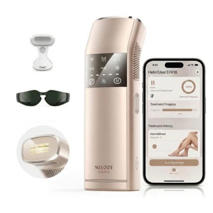 جهاز SALLOOT TRINITY i15 Pro لإزالة الشعر شمباني