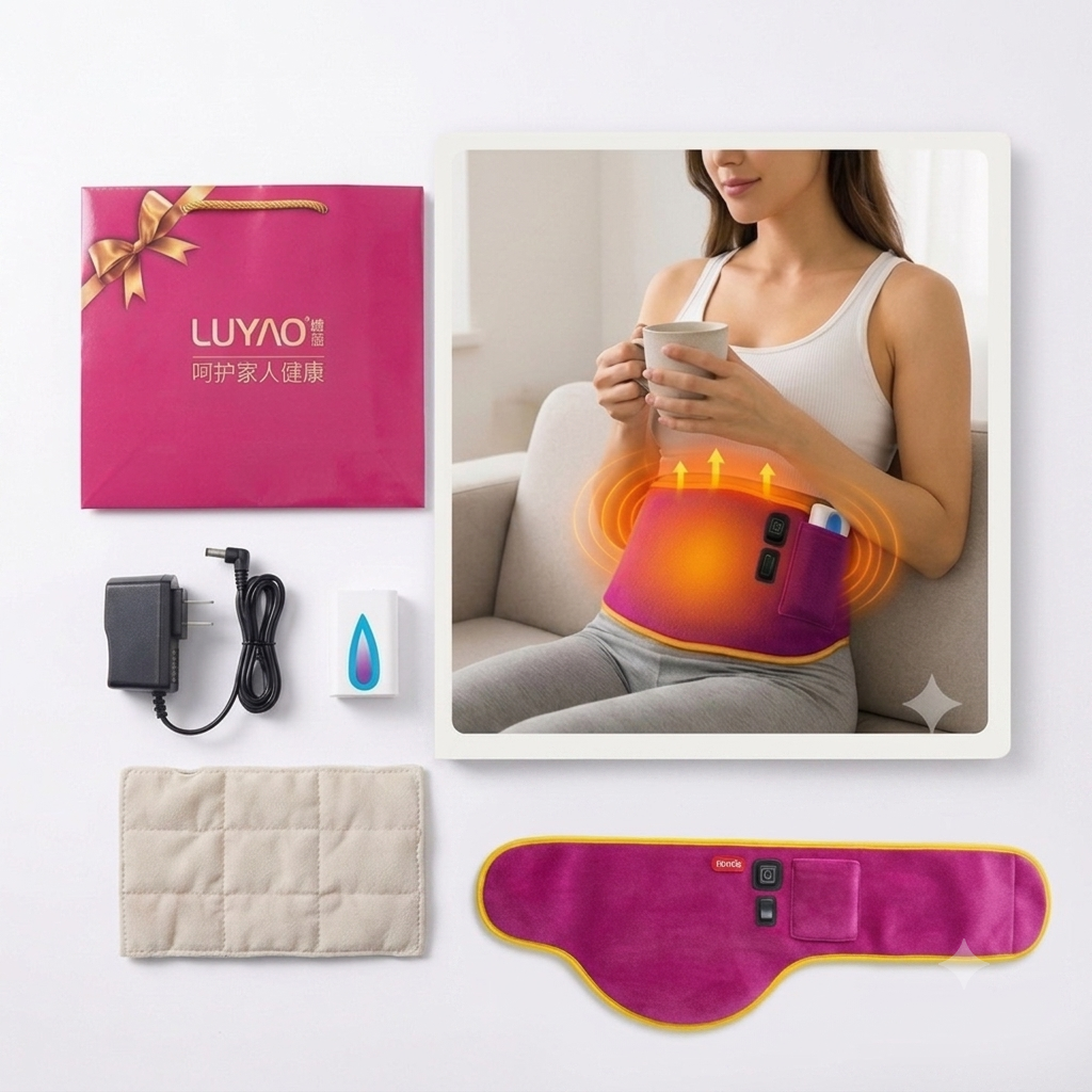 IMG_9265 حزام التدفئة الذكي LUYAO مقاس M للاسترخاء - الصورة 1