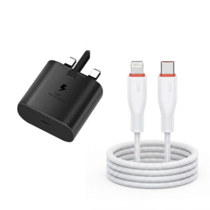 طقم ZIRUIMAX Lightning Type-C مع شاحن سريع