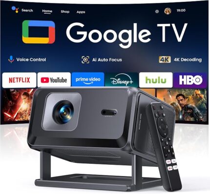 TOPTRO TP3 داتا شو ذكي فور كي مع Google TV وNetflix وYouTube