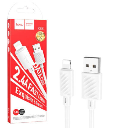 كابل Hoco X88 بطول متر للشحن والبيانات Lightning