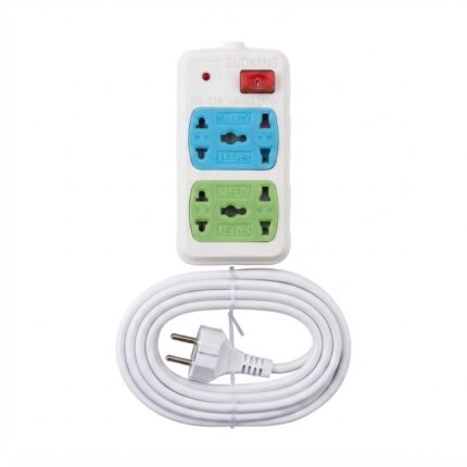 سيار Socket كهرباء متعددة المنافذ متينة 160سم
