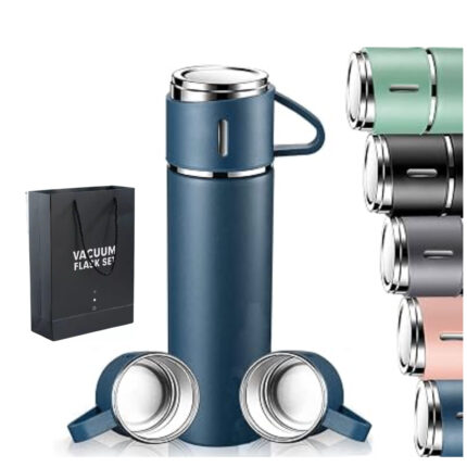 طقم مطارة حرارية Vacuum Flask Set مع أكواب