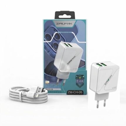 شاحن ZIRUIMAX ZM-CH06 لايتنينج USB بقدرة 12W
