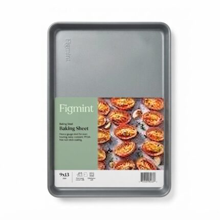 صينية خبز Figmint رمادية غير لاصقة 32×23 سم